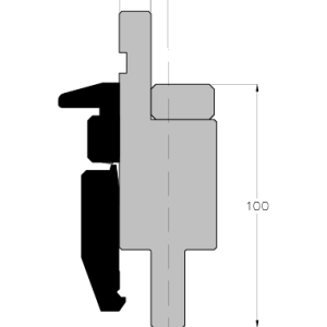 PUNCH SWING ADJUSTABLE ADAPTER H100 L150 mm
