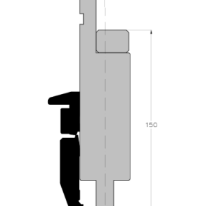 PUNCH SWING ADJUSTABLE ADAPTER H150 L150 mm