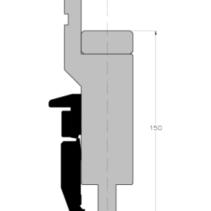 PUNCH SWING ADJUSTABLE ADAPTER H150 L150 mm