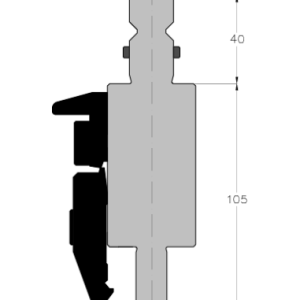 PUNCH WILA ADAPTER H105 L150 mm