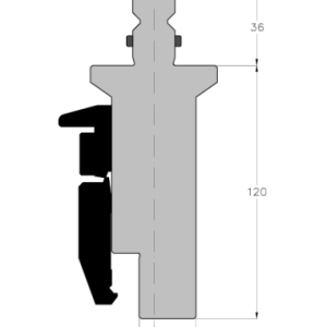 PUNCH WILA ADAPTER SWING H120 L150 mm