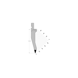 AFH ES PUNCH 30° R0.6 H120 L415 mm