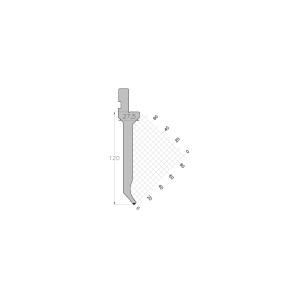 AFH ES PUNCH 86° R0.6 H120 L415 mm