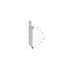 AFH ES PUNCH 86° R3 H120 L835 mm