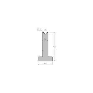 ES DIE 85° V16 H120 L800S mm