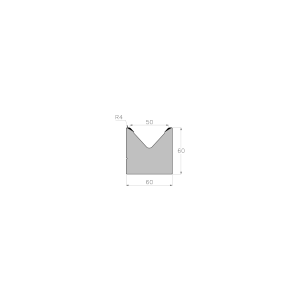 ES DIE 85° V50 H60 L415 mm