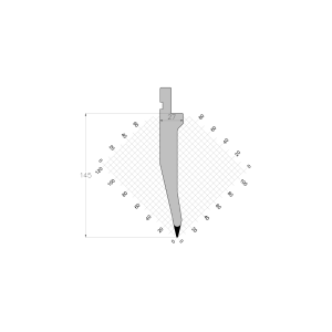 ES PUNCH 26° R0.8 H145 L835 mm