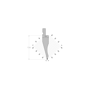 ES PUNCH 30° R0.6 H104 L800S mm