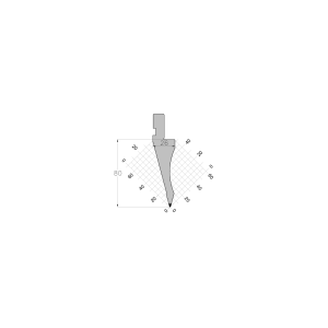ES PUNCH 30° R0.6 H80 L800S mm