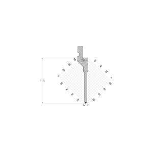 ES PUNCH 60° R0.8 H115 L800S mm