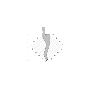 ES PUNCH 60° R0.8 H115 L835 mm