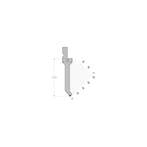 ES PUNCH 85° R0.6 H100 L835 mm