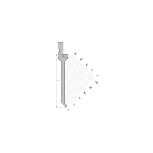ES PUNCH 85° R0.6 H135 L800S mm