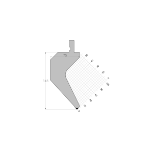 ES PUNCH 85° R0.8 H145 L800S mm