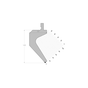 ES PUNCH 85° R0.8 H145 L800S mm